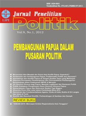 Jurnal Penelitian Politik Vol. 9 No. 1 Tahun 2012