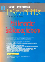 Jurnal Penelitian Politik Vol 2 No. 1 Tahun 2005